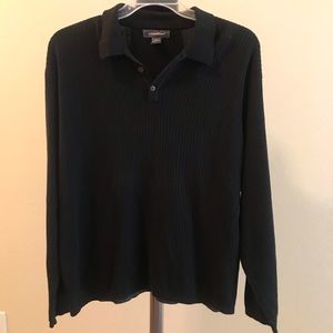 Eddie Bauer Long Sleeve Polo Sweater